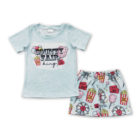 King popcorn balloon ferris wheel boy outfits