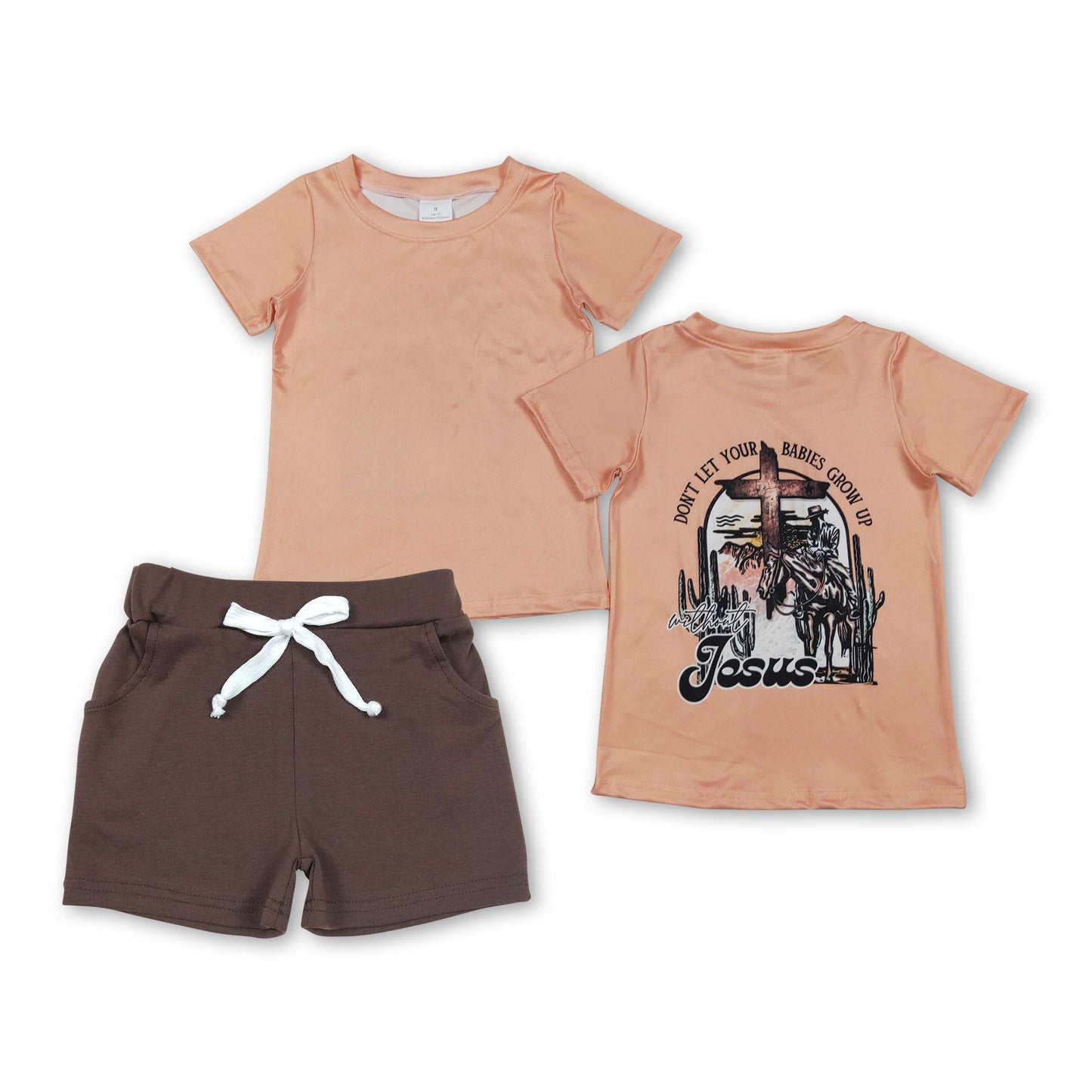 Don't let your babies grow up without jesus boys outfits