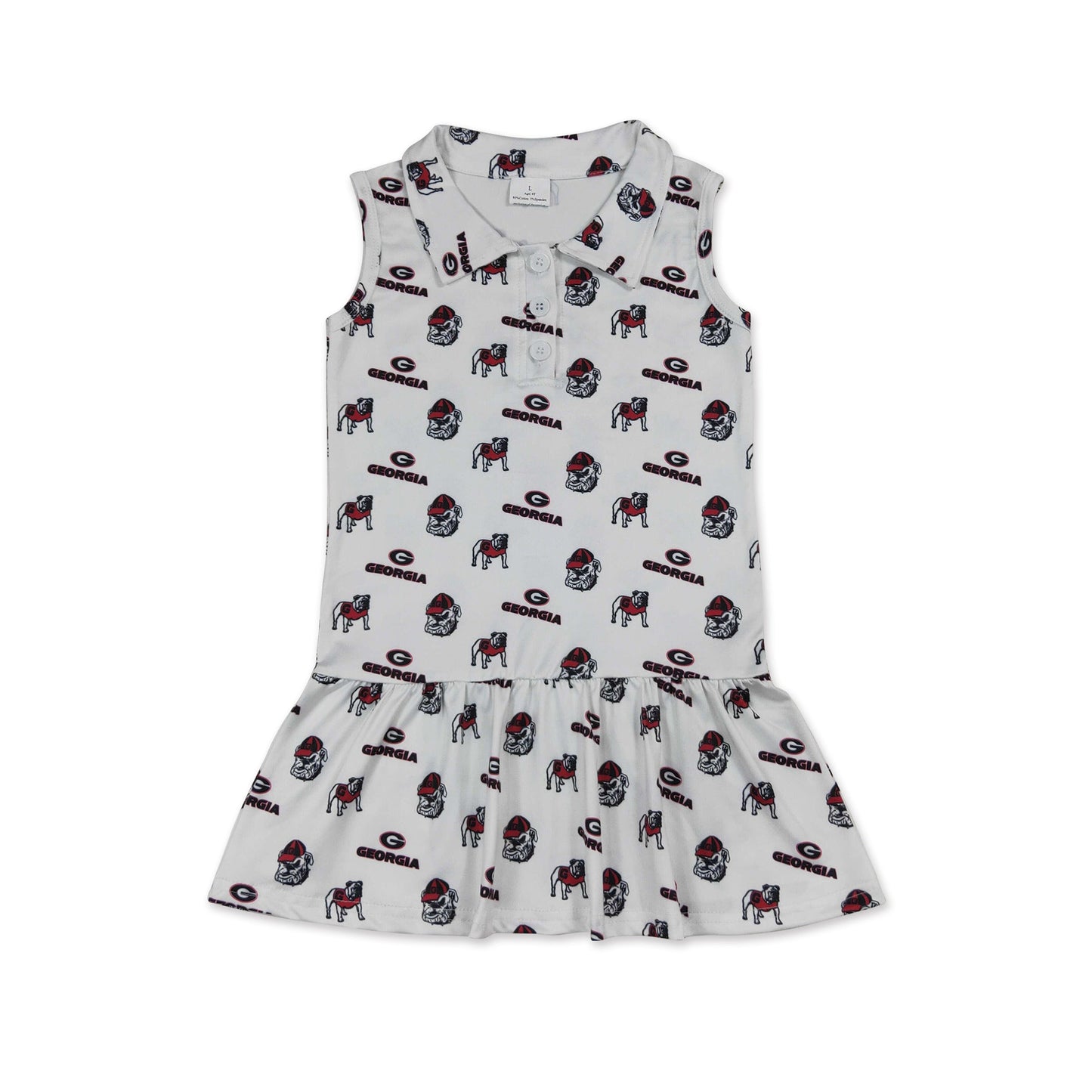 Sleeveless G dog kids girls summer team dresses