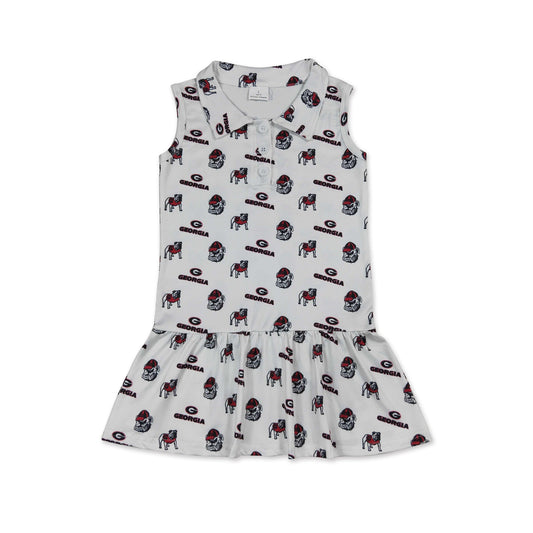 Sleeveless G dog kids girls summer team dresses